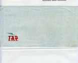 TAP Air Portugal Sheet of  Stationary &amp; Envelope  Transportes Aereos Por... - $13.86