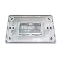 Jaycar Brush Cable Entry Wall Plate (White) - Rear - $41.00