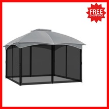 10&#39; x 12&#39; Universal Gazebo Replacement Netting -  Mosquito Protection - $963.74 MXN
