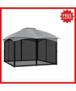 10&#39; x 12&#39; Universal Gazebo Replacement Netting -  Mosquito Protection - $968.04 MXN