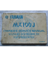 1982 82 YAMAHA MX100 MX 100 100J OWNER&#39;S OWNER SERVICE MANUAL - €9,08 EUR