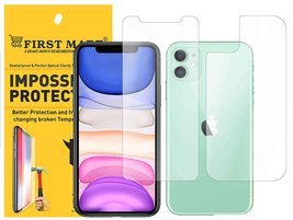 iPhone 11 Front and Back Screen guard tempered glass Full Coverage Except Edges  - $14.25