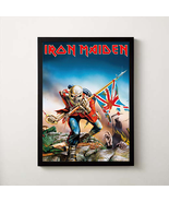 Iron Maiden Trooper Concert Poster - $350.92 MXN+