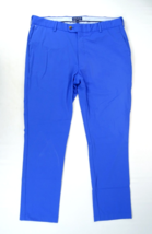 FLAW Peter Millar Pants Mens 36x29 Blue Chino Flat Front Performance Surge - £26.30 GBP