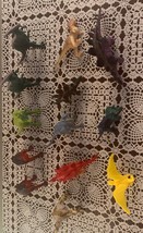 !3 Assorted Plastic Colorful Dinosaur Figurines Toys Pretend Playset Ani... - £8.50 GBP