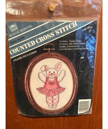 Banar Designs Counted Cross Stitch Kit Bunny Ballerina  *NEW* i2 - $11.99