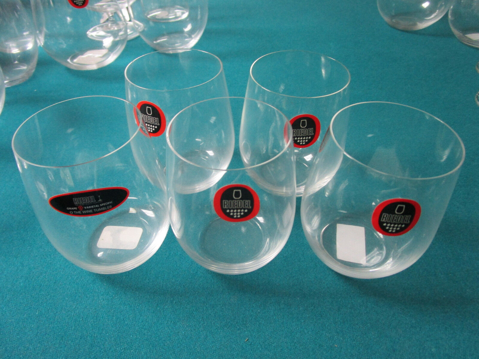 Primary image for RIEDEL  AUSTRIA GERMANY GLASSWARE 5 CHARDONNAY GLASSES [*RIEDELMIX]