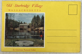 Old Sturbridge Village Massachusetts 12 Postcard Souvenir Folder - £7.75 GBP