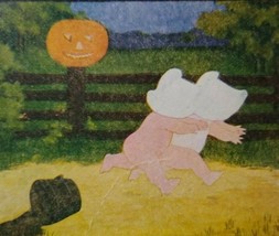 Halloween Postcard J I Austin Children The Bogie Man Original Undivided ... - $39.98