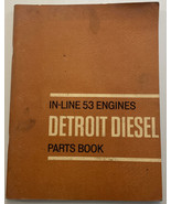 1966 General Motors GM Detroit Diesel In-Line 53 Engines Parts Book Manual - £29.67 GBP