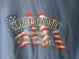 Vintage Harley Davidson Milwaukee, Wi Mens T-Shirt Sz XL  - $10.39