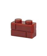 SM Red Brick 1X2 Construction Brick Piece Custom Minifigures  - $10.79 CAD