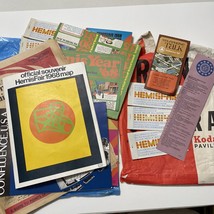 1968 Hemisfair Ephemera Lot Calendar Bags Map Books Tickets - $166.25
