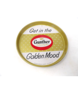 Vintage GUNTHER Premium Dry Beer*Get in the Golden Mood* 13&quot; Metal Servi... - $705.26 MXN