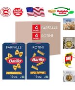 Authentic Italian Pasta Variety Pack: Farfalle &amp; Rotini, 16 oz Boxes, 8 ... - $38.51 CAD
