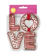 WILTON INDUSTRIES, INC COOKIE CUTTER SET LOVE, us:one size - £11.79 GBP