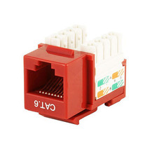 Monoprice 5383 MONOPRICE CAT6 PUNCH DOWN KEYSTONE JACK-RED - $23.08