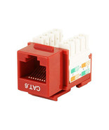Monoprice 5383 MONOPRICE CAT6 PUNCH DOWN KEYSTONE JACK-RED - $441.27 MXN