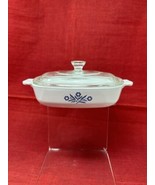 7&quot; Corning Ware Blue Cornflower P-7-B 1961-66 Skillet Casserole Dish w/ ... - $24.63