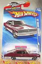 2010 Hot Wheels #85 Muscle Mania 7/10 &#39;67 DODGE CHARGER Maroon Variant w/MC5 Sp - £7.43 GBP