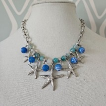 Karma Bella Siler Starfish Blue Beaded Necklace - £13.13 GBP