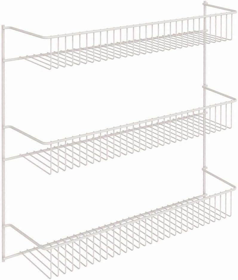 Closetmaid 3-Tier Hanging Wall Mounted Metal Rack For Spices, Shelf, Inc... - $32.99