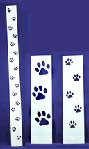 Dog Paw Tracks- 3 Pc Set- Stencils -14 mil Mylar Painting/Crafts/Borders - £17.06 GBP