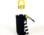 Ikea HOPTRASSLA Bottle Carrier Cover Protector Black White Yellow 2 ¼ x ... - $13.85