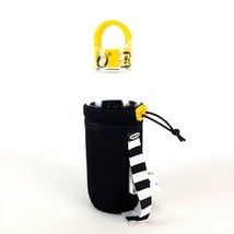 Ikea HOPTRASSLA Bottle Carrier Cover Protector Black White Yellow 2 ¼ x ... - $13.85
