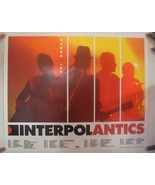 Interpol Poster Promo Antics Tour Dates Mint - $89.99