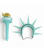 interoknack Statue of Liberty Headband and Torch Set  Adult Cosplay Pro... - €111,51 EUR