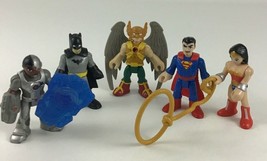 Imaginext DC Super Friends Figures Wonder Woman Superman Batman Cyborg Hawkman - £21.72 GBP