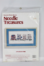 JCA A Place In Time Victorian Houses Needle Treasures Counted Cross Stit... - $17.81