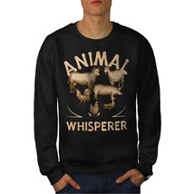 Wellcoda Animal Whisperer Farmer Mens Sweatshirt, Funny Casual Pullover Jumper - £24.11 GBP+