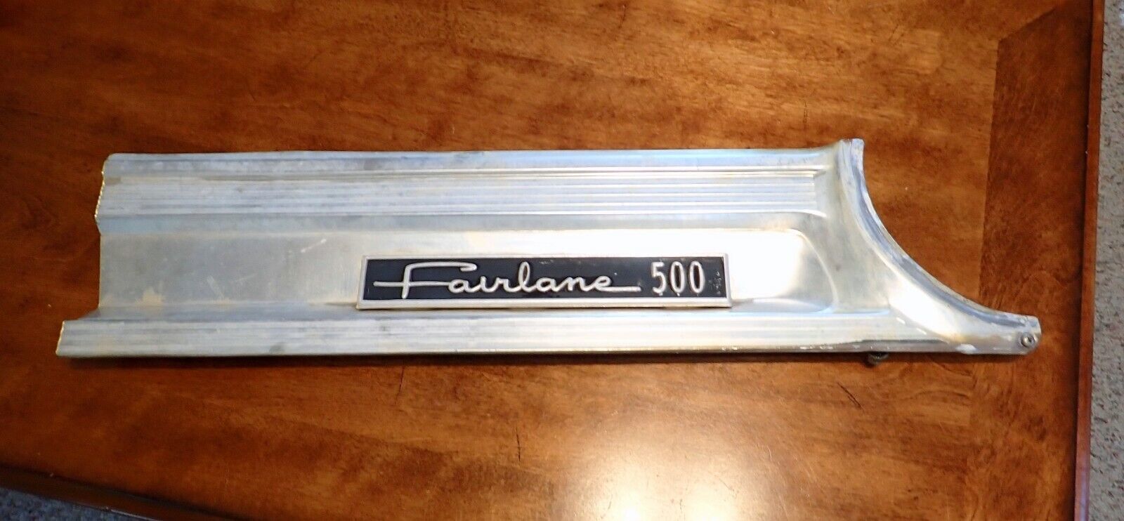 Primary image for 1964 Ford Fairlane 500 Rear Panel Trunk Molding Trim RT Hand
