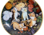 Bradford Exchange Plate May  The Rose Arbor Timeless Tails Purrpetual Ca... - $15.47