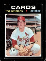 1971 TOPPS #117 TED SIMMONS VG (RC) CARDINALS HOF NICELY CENTERED *X69862 - £38.87 GBP