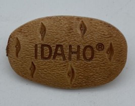 Vintage Famous Idaho Potato Logo Idaho Spud Lapel Pin Hat Pinback - $6.37