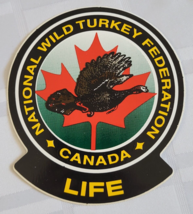 NATIONAL WILD TURKEY FEDERATION TEAM NWTF CANADA STICKER LIFE ADVERTISIN... - £7.85 GBP