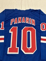 Artemi Panarin Signed New York Rangers Hockey Jersey COA - £139.80 GBP