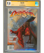 CGC SS 7.5 Dragon Magazine #260 Jeff Easley Signed Cover Art TSR AD&amp;D RPG - $270.27 CAD