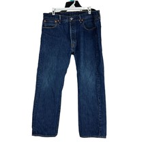 Levi&#39;s Mens Denim 501 Straight Fit Jeans Size 34x29 Blue - £29.52 GBP