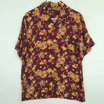 MPJ Sportswear Japan Made Rayon Hawaiian Aloha Camp Temari Shirt Sz L Ma... - $70.72
