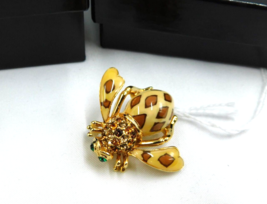 Joan Rivers Leopard Bee Brooch - £31.93 GBP
