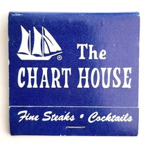 The Chart House Restaurant Vintage Matchbook Nautical Coastal Unstruck E... - $376.75 MXN