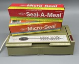Vintage Dazey Seal a Meal Model Sam 1 E-Z Fill &amp; 2 Boxs Boilable Cooking... - $19.31
