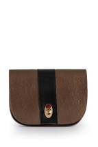 Goyet Della Hand and Shoulder Bag - Bronze &amp; Black Striped - $29.90