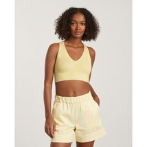 Everlane Womens The Cross-Back Cropped Sweater Top Pastel Yellow M - £23.05 GBP