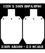 Magnum Target 12inx20 IDPA AR500 Gong Shooting Target - 3/8in Rifle Targ... - $259.35 CAD