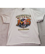 Harley-Davidson Tee Shirt Unisex Large White Short Sleeve Crew Neck Milw... - $27.45 CAD